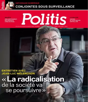 Politis N°1714 Du 14 au 20 Juillet 2022