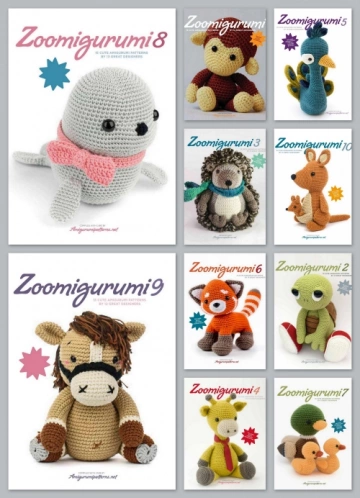 Zoomigurumi 15 cute amigurumi (T01 à T10)