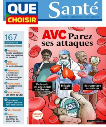 Que Choisir Santé N°167 – Janvier 2022