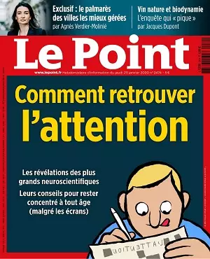 Le Point N°2474 Du 23 Janvier 2020