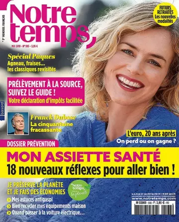 Notre Temps N°593 – Mai 2019