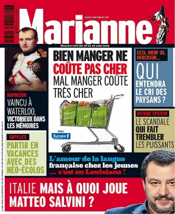 Marianne N°1170 Du 16 Août 2019