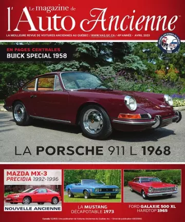 Le Magazine De L’Auto Ancienne – Avril 2023