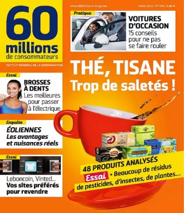 60 Millions De Consommateurs N°578 – Mars 2022