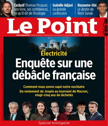 Le Point N°2621 Du 27 Octobre 2022