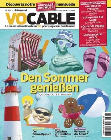 Vocable Allemand N°881 – Août 2023