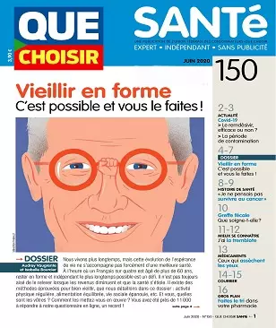 Que Choisir Santé N°150 – Juin 2020