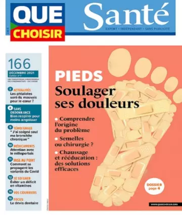 Que Choisir Santé N°166 – Décembre 2021