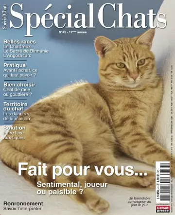 Spécial Chats N°45 – Août-Octobre 2019