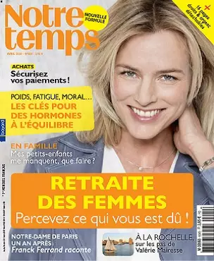 Notre Temps N°604 – Avril 2020