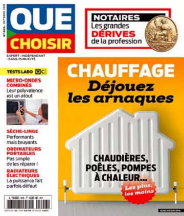 Que Choisir N°606 – Octobre 2021