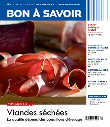 Bon à Savoir N°4 – Avril 2021