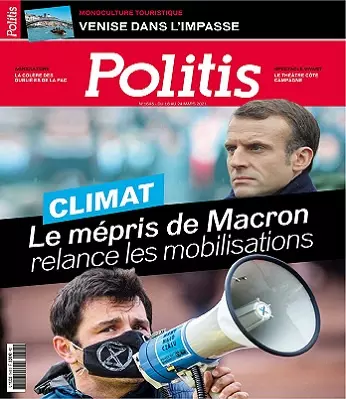 Politis N°1645 Du 18 au 24 Mars 2021