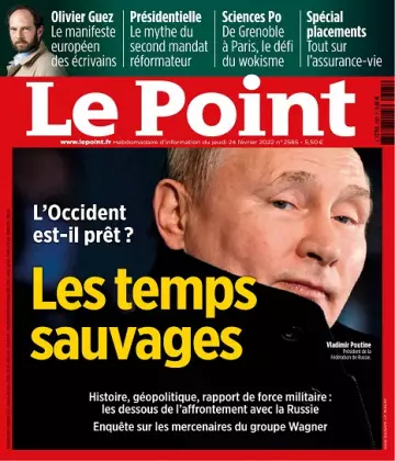 Le Point N°2585 Du 24 Février 2022