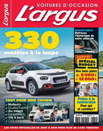 L’Argus Voitures d’Occasion N°19 – Avril 2019