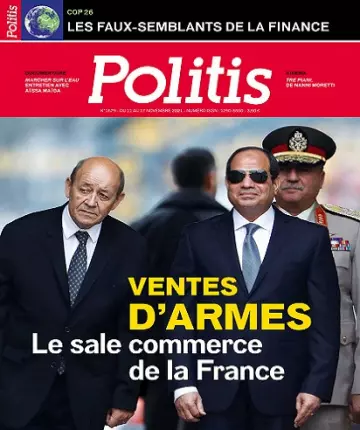 Politis N°1679 Du 11 au 17 Novembre 2021