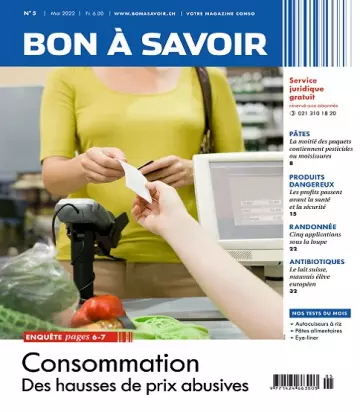 Bon à Savoir N°5 – Mai 2022