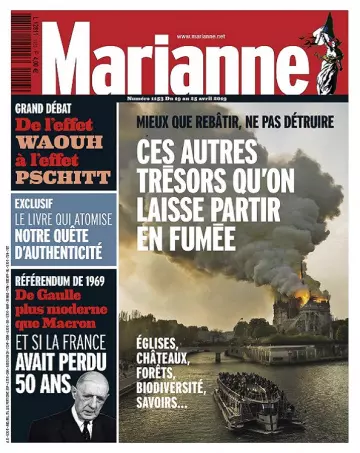 Marianne N°1153 Du 19 au 25 Avril 2019