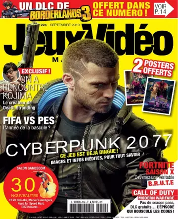 Jeux Vidéo Magazine N°224 – Septembre 2019