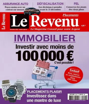 Le Revenu Placements N°299 – Novembre 2022