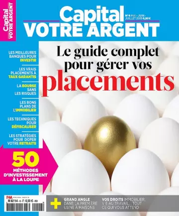 Capital Votre Argent N°6 – Mai-Juillet 2019