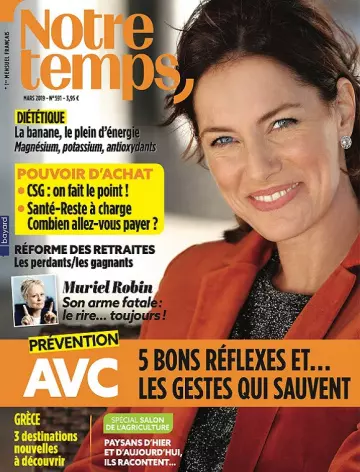 Notre Temps N°591 – Mars 2019