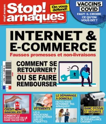 Stop Arnaques N°142 – Septembre-Novembre 2021