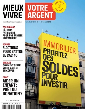 Mieux Vivre Votre Argent N°493 – Septembre 2023