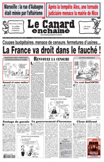 Le Canard enchainé 27 novembre 2024