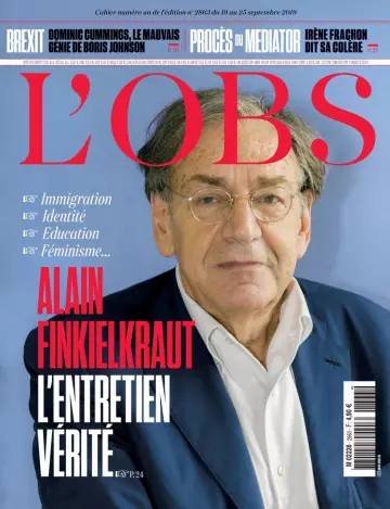 L’Obs N°2863 - 19 au 25 Septembre 2019