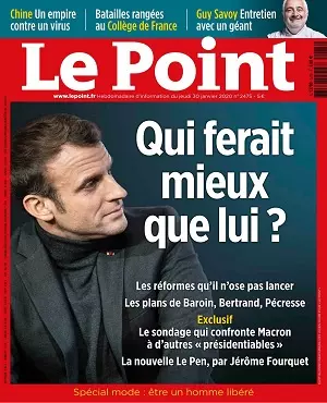 Le Point N°2475 Du 30 Janvier 2020