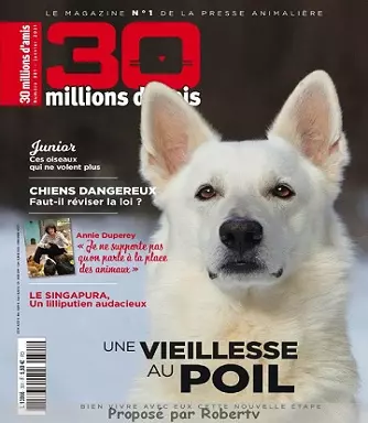 30 Millions d’Amis N°391 – Janvier 2021