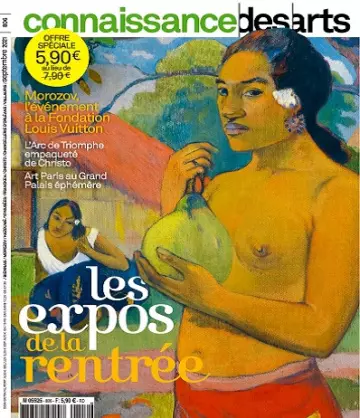 Connaissance Des Arts N°806 – Septembre 2021