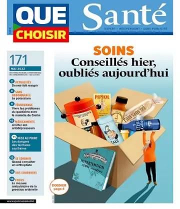 Que Choisir Santé N°171 – Mai 2022