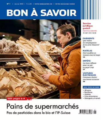 Bon à Savoir N°1 – Janvier 2022