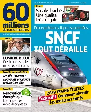 60 Millions De Consommateurs N°557 – Mars 2020