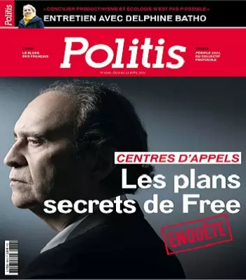 Politis N°1648 Du 8 au 14 Avril 2021