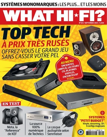 What Hi-Fi N°231 – Septembre 2023