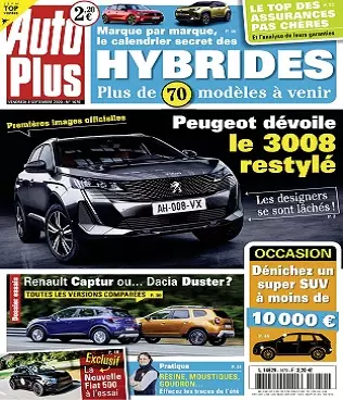 Auto Plus N°1670 Du 4 Septembre 2020