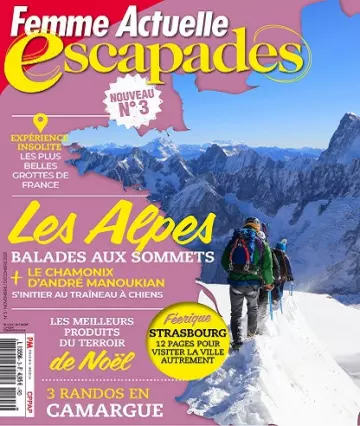 Femme Actuelle Escapades N°3 – Novembre-Décembre 2021