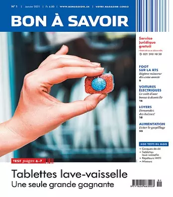 Bon à Savoir N°1 – Janvier 2021