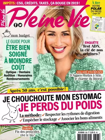 Pleine Vie N°393 – Mars 2019