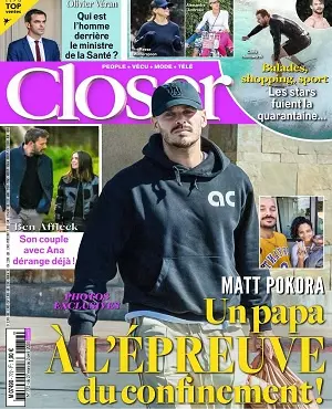 Closer N°772 Du 27 Mars 2020