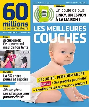 60 Millions De Consommateurs N°562 – Octobre 2020