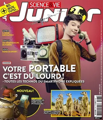 Science et Vie Junior N°378 – Mars 2021