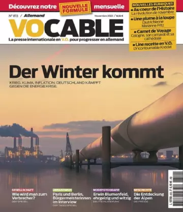 Vocable Allemand N°872 – Novembre 2022