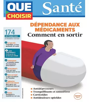 Que Choisir Santé N°174 – Septembre 2022