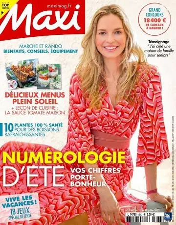 Maxi N°1863 Du 11 au 17 Juillet 2022