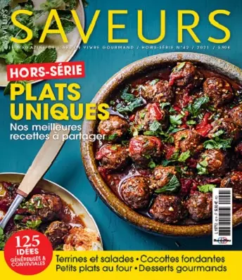 Saveurs Hors Série N°42 – Plats Uniques 2021