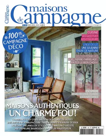 Maisons De Campagne N°117 – Mars-Avril 2019